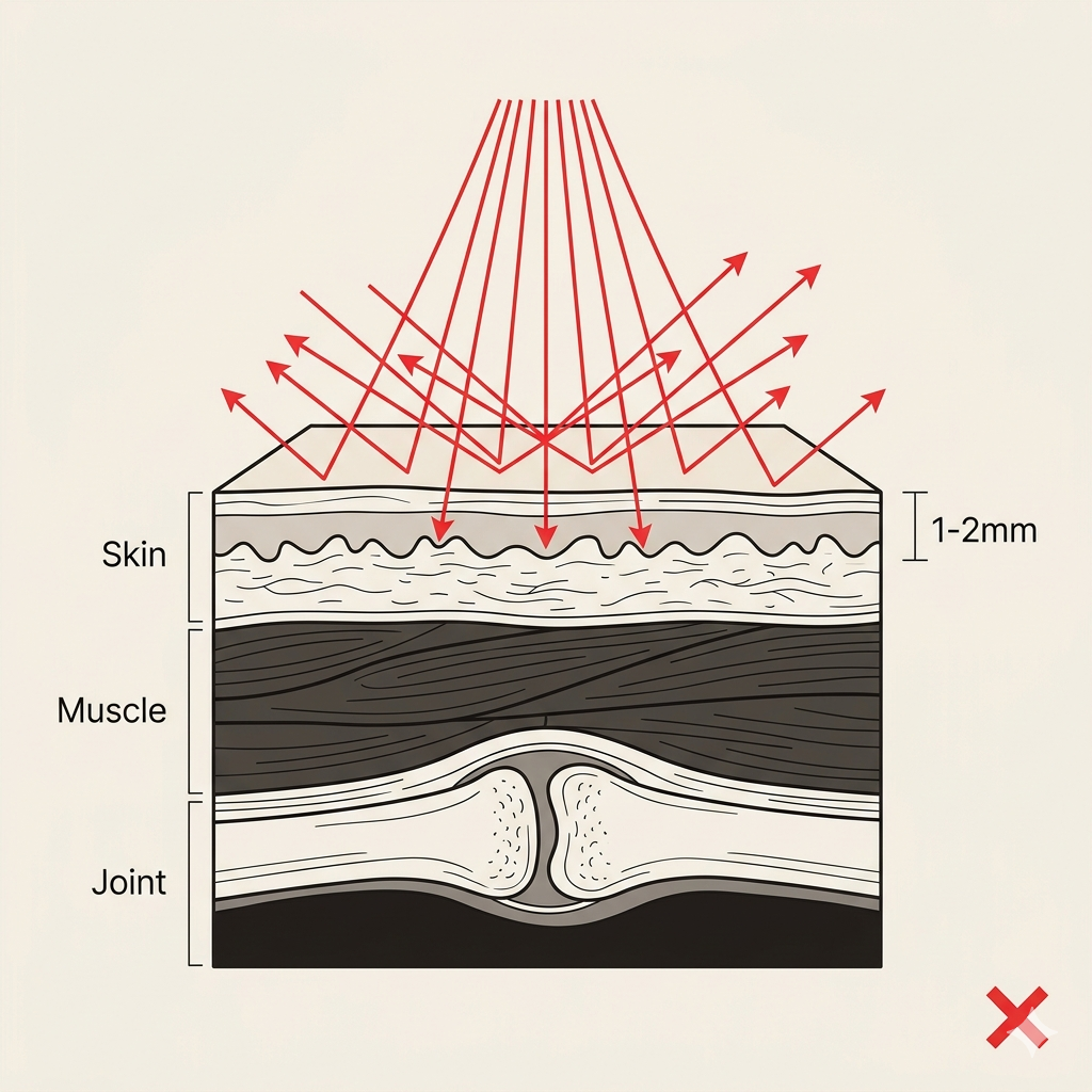 Others — scattered light, 1-2mm penetration